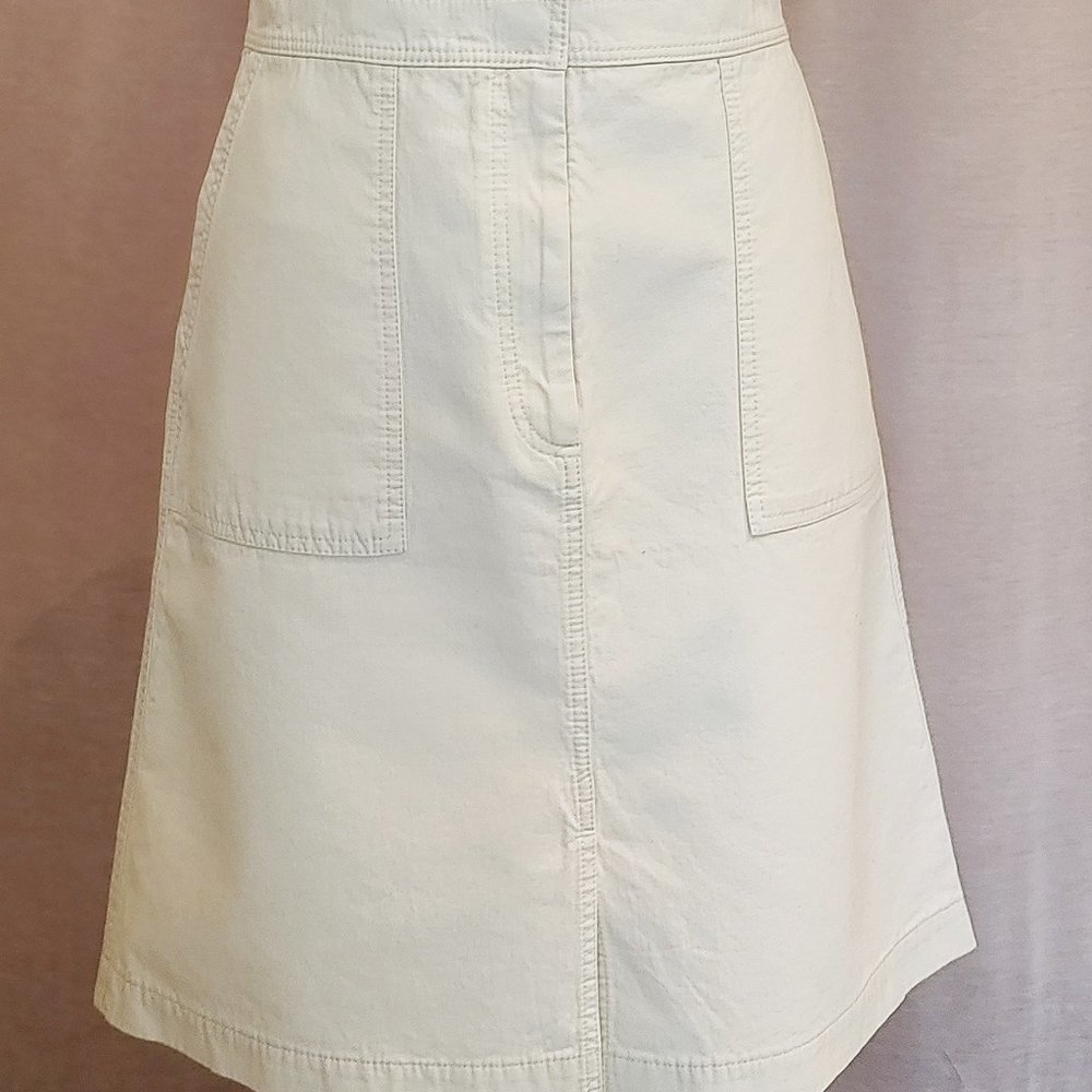Cotton Canvas Cargo Skirt from J Crew